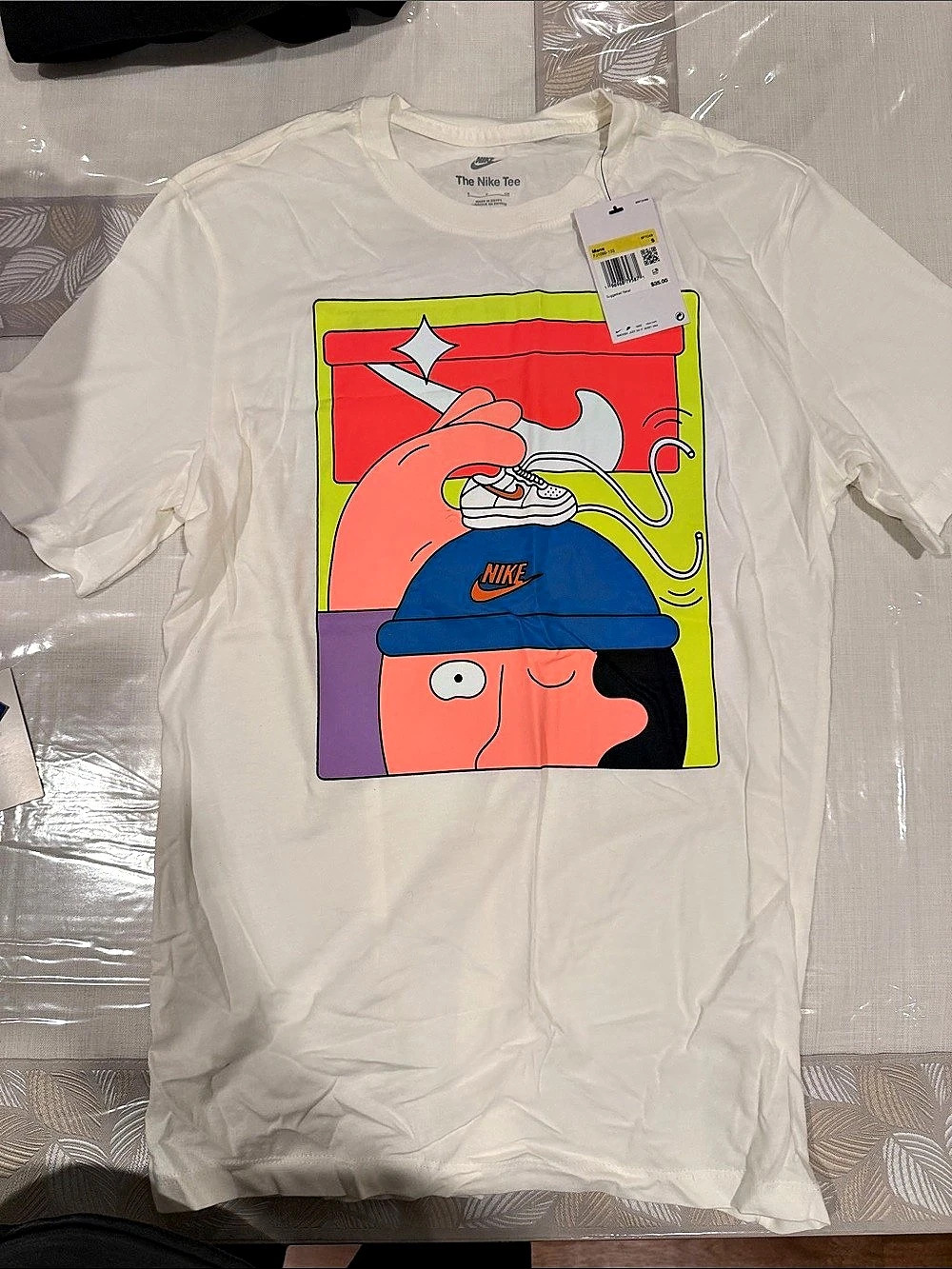 Nike The Nike Tee Graphic Tee White Size Small NWT